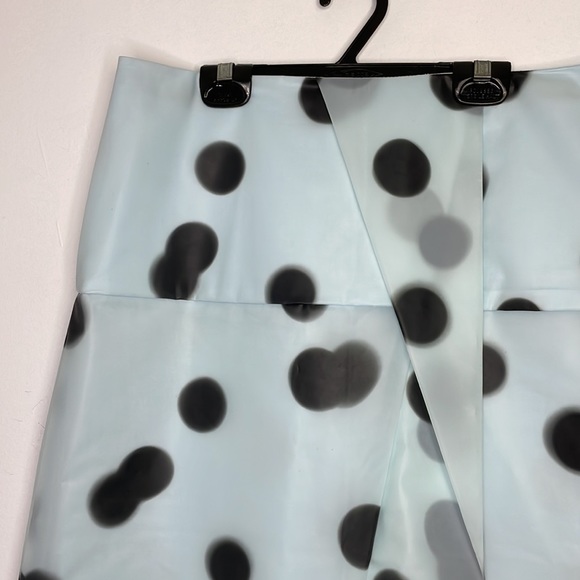 Marc Jacobs Misty polka dot unique pvc futurist skirt - Picture 3 of 13